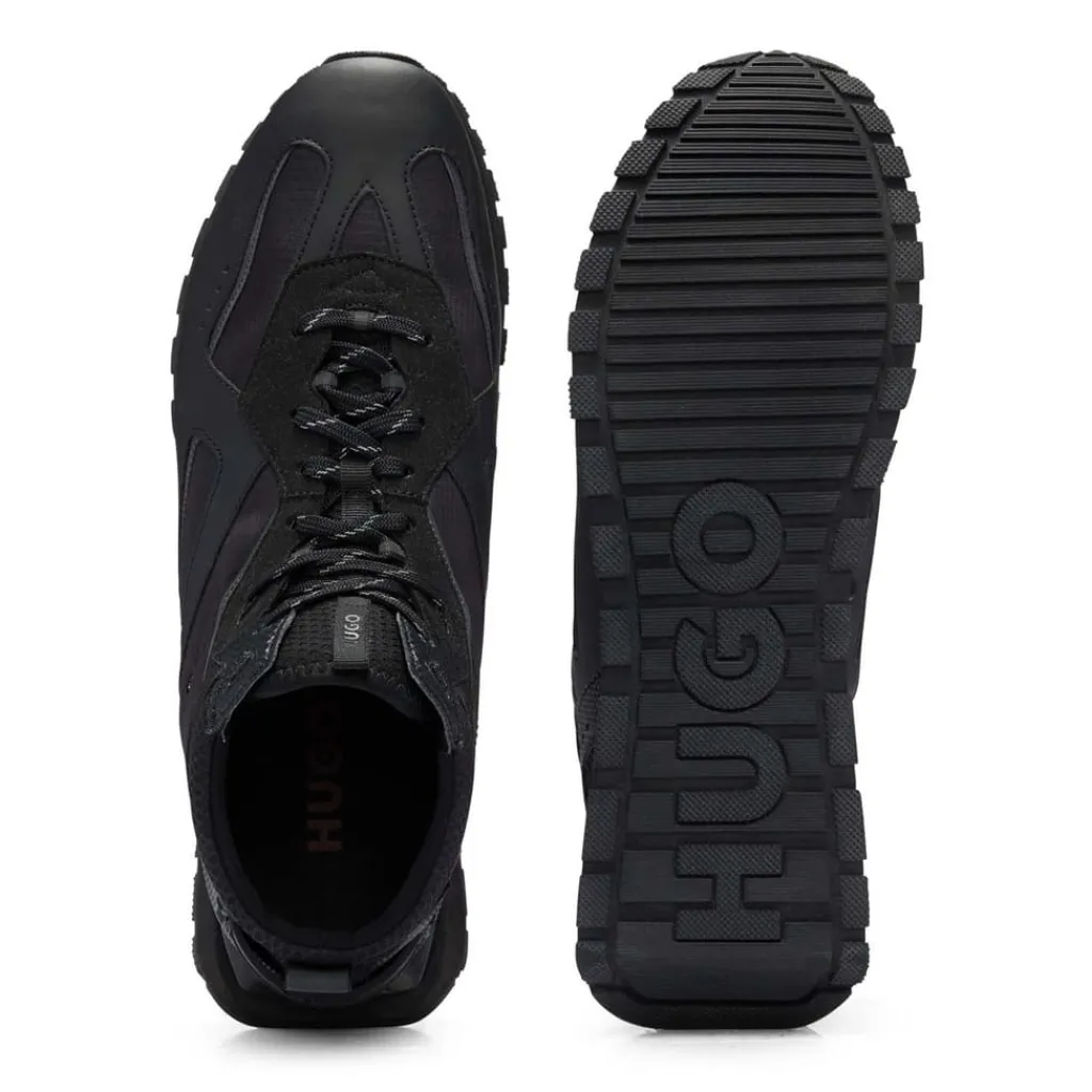 Trainers|Footwear*Hugo Cubite Hi-Top Trainers in Black
