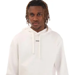 Sweatshirts*Hugo Dapo Logo Print Hoodie in White