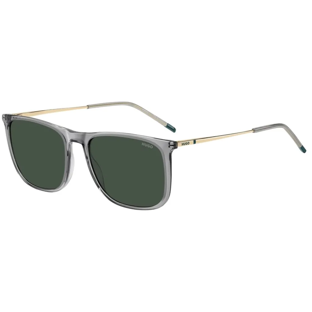 Sunglasses*Hugo Detailed Square Sunglasses in Grey