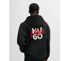 Sweatshirts|Hoodies*Hugo Dlogolong Hoodie in Black