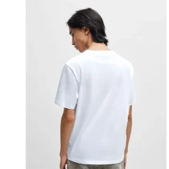 T-Shirts And Vests*Hugo Dog Artwork T-Shirt in White