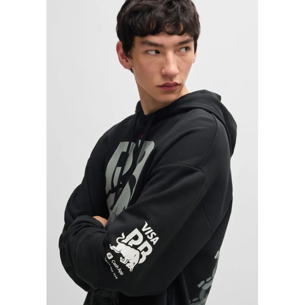 Sweatshirts|Hoodies*Hugo Dynamic Branding Hoodie in Black