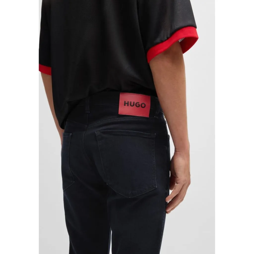 Jeans*Hugo Five Pocket Design Slim Jeans in Blue