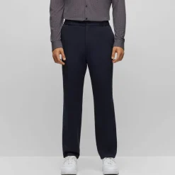 Trousers*Hugo Gos233F1J Trousers in Dark Blue