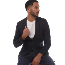 Formalwear*Hugo Harvey Blazer Jacket in Dark Blue