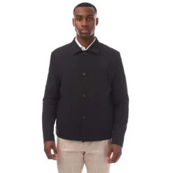Coats And Jackets*Hugo Hellys Slim-Fit Overshirt in Dark Blue