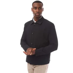Coats And Jackets*Hugo Hellys Slim-Fit Overshirt in Dark Blue