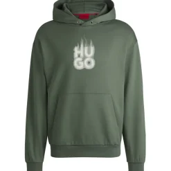 Hoodies*Hugo Hooded Regular Fit Sweatshirt in Green