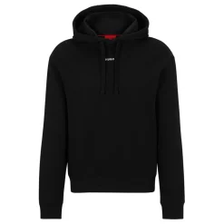 Hoodies*Hugo Hooded Relaxed Fit Long Sleeve Sweatshirt in Black