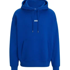 Hoodies*Hugo Hooded Relaxed Fit Long Sleeve Sweatshirt in Blue