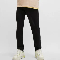 Jeans*Hugo 634 Tapered-Fit Jeans in Black