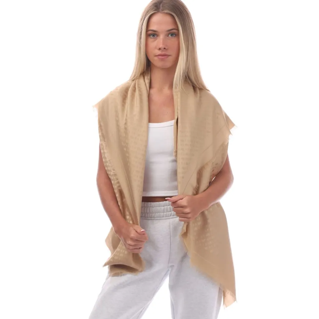 Gloves-Scarves-Umbrellas*Hugo Ledonia Scarf in Beige