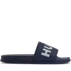 Beach Shoes*Hugo Match Sliders in Dark Blue