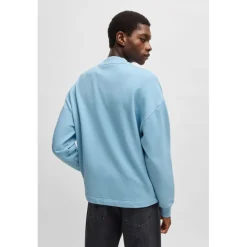 Sweatshirts*Hugo Ninnyo Crewneck Sweatshirt in Blue