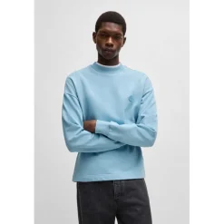 Sweatshirts*Hugo Ninnyo Crewneck Sweatshirt in Blue