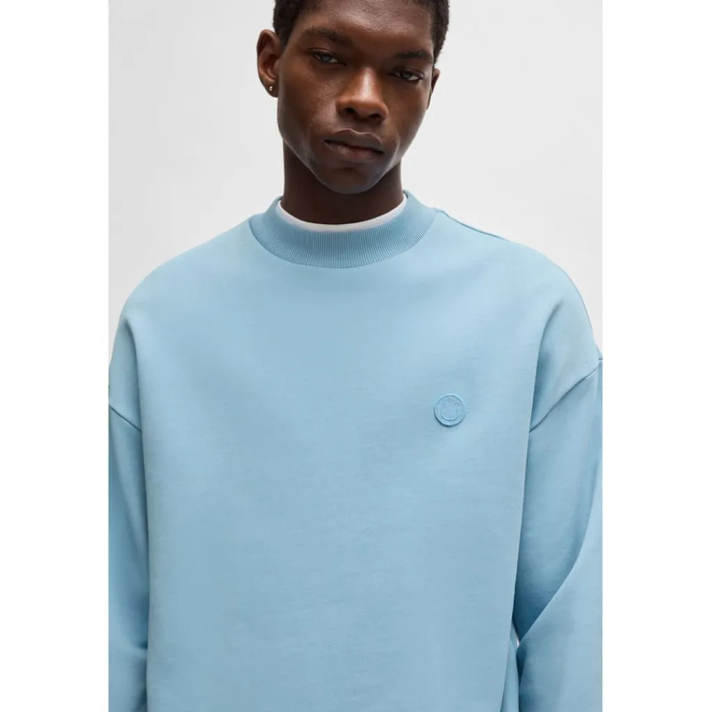 Sweatshirts*Hugo Ninnyo Crewneck Sweatshirt in Blue