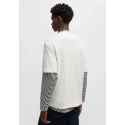 T-Shirts And Vests*Hugo Nugocrea Logo Artwork T-Shirt in White