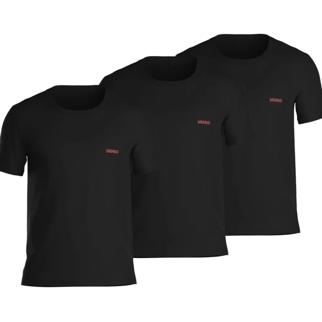 Underwear And Socks*Hugo Pack of Pyjama T-Shirts in Black