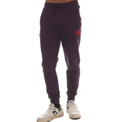 Trousers*Hugo Red Box Logo Tracksuit Bottoms in Purple