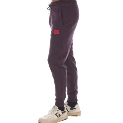 Trousers*Hugo Red Box Logo Tracksuit Bottoms in Purple