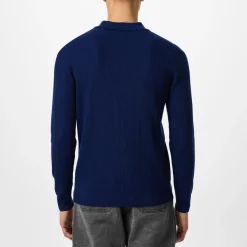 Polo Shirts*Hugo Sastoro Quarter Zip Top in Blue