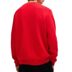 Knitwear*Hugo Symond Knitted Square Pattern Sweater in Pink