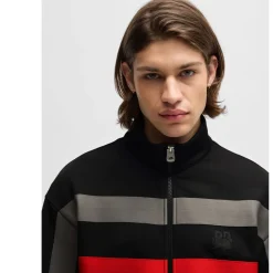 Sweatshirts*Hugo x Racing Bulls Racing Bulls Full-Zip Sweatshirt in Black