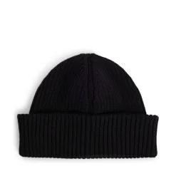Caps-Hats*Hugo Xush Logo Label Beanie in Black