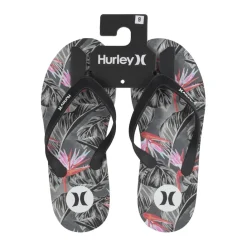 Beach Shoes*Hurley Tier Flip Flops in Black