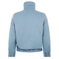 Tracksuits*Icecream Regular Fit Mock Neck Athletic Sweatshirt in Blue