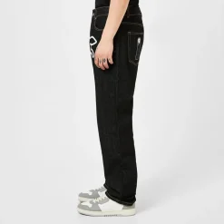 Jeans*Icecream Running Dog Denim Jeans in Black