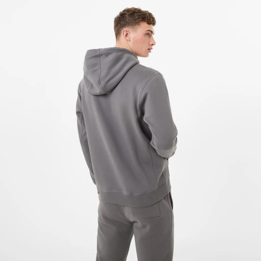 Hoodies*Jack Wills Batsford Graphic Logo Hoodie in Grey