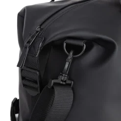 Bags*Jack Wills Coated Duffle Bag in Black
