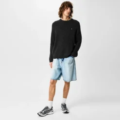Knitwear*Jack Wills Crew Neck Relaxed Fit Sweater in Black