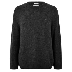 Knitwear*Jack Wills Crew Neck Relaxed Fit Sweater in Black