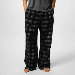 Underwear And Socks*Jack Wills Flannel Check Trousers in Black