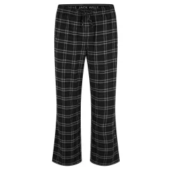 Underwear And Socks*Jack Wills Flannel Check Trousers in Black
