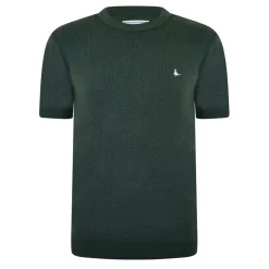 Knitwear*Jack Wills Knitted Crew Neck Regular Fit T-Shirt in Green
