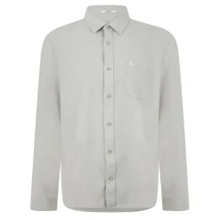 Shirts*Jack Wills Mens Plain Flannel Shirt in Beige
