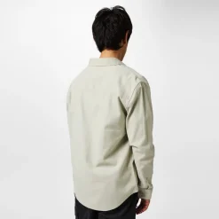 Shirts*Jack Wills Mens Plain Flannel Shirt in Beige