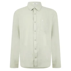 Shirts*Jack Wills Mens Plain Flannel Shirt in Beige
