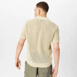 Polo Shirts*Jack Wills Regular Fit Knit Polo Shirt in Green