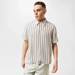 Shirts*Jack Wills Regular Fit Short Sleeve Shirt in White