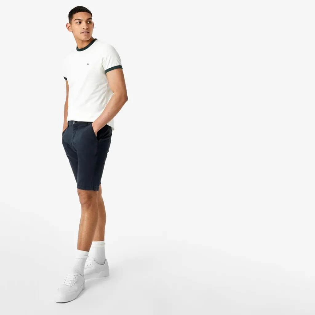 Shorts*Jack Wills Slim Chino Shorts in Black
