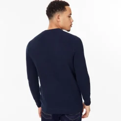 Knitwear*Jack Wills Stitch Crew Neck Jumper in Blue