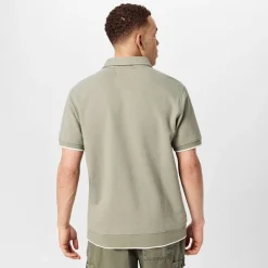 Polo Shirts*Jack Wills Textured Polo Shirt in Green