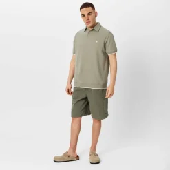 Polo Shirts*Jack Wills Textured Polo Shirt in Green