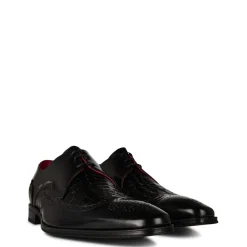 Shoes*Jeffery West Scarface Leather Oxford Shoes in Black
