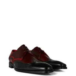 Shoes*Jeffery West Scarface Three Tone Leather Brogues in Black