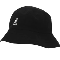 Caps-Hats*Kangol Mens Boucle Bucket Hat in Black